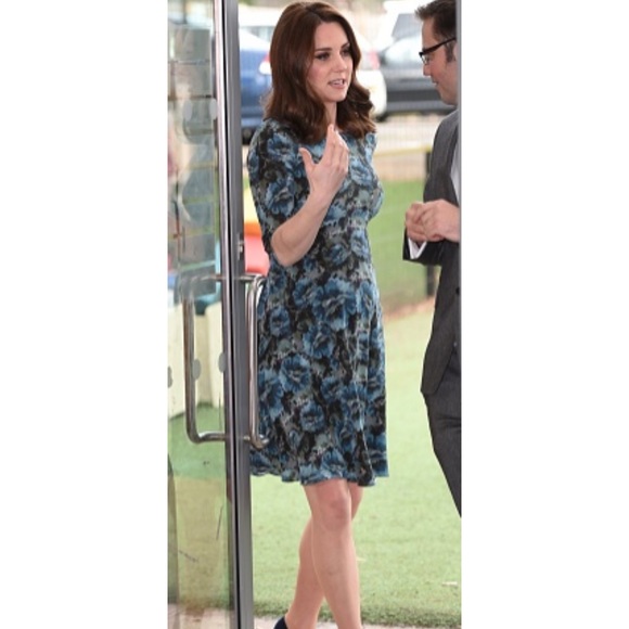 ASO Duchess of Cambridge Kate Middleton Seraphine Florrie Dress Size 10 - Picture 2 of 6